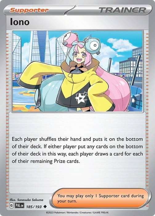 185/193 - Iono (None Holo)