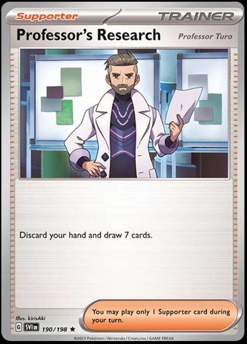 190/198 - Professor's research (None Holo)