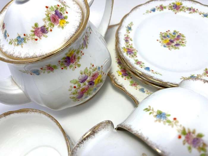 Royal Standard Blush Tea Set  Vintage Charm