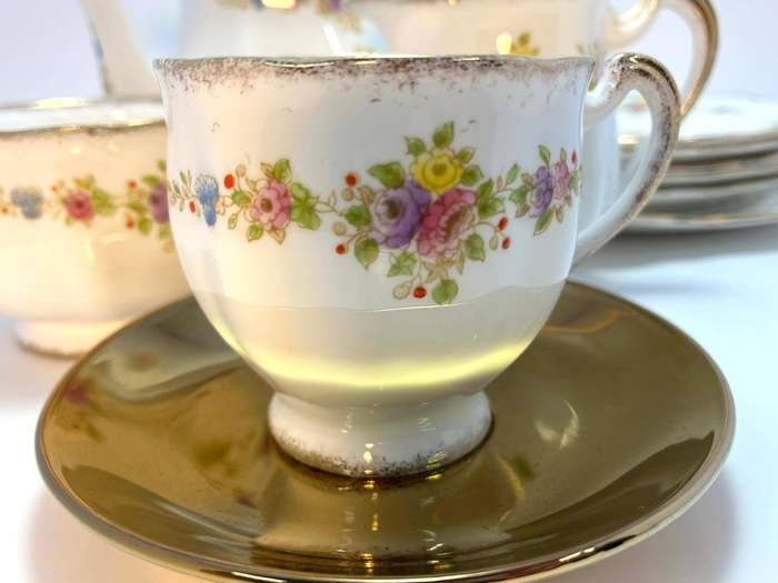 Royal Standard Blush Tea Set  Vintage Charm