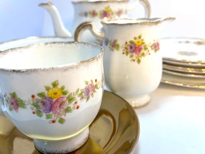 Royal Standard Blush Tea Set  Vintage Charm