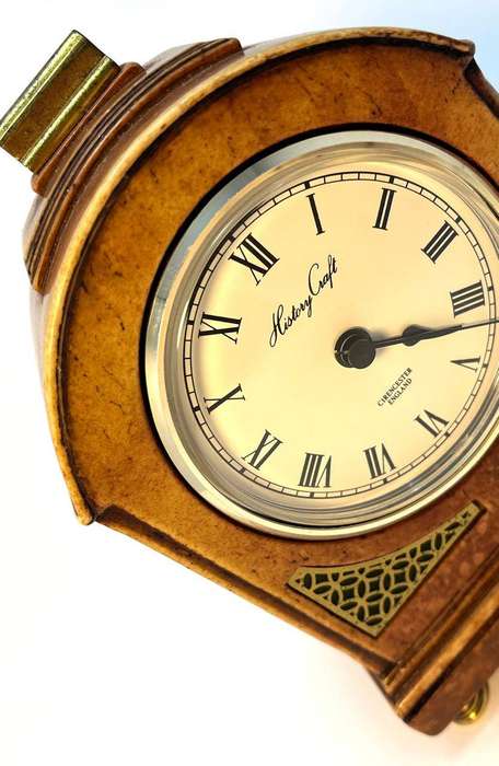 History Craft CERAMIC Mantle Clock  Classic Design  Perfect Working Condition