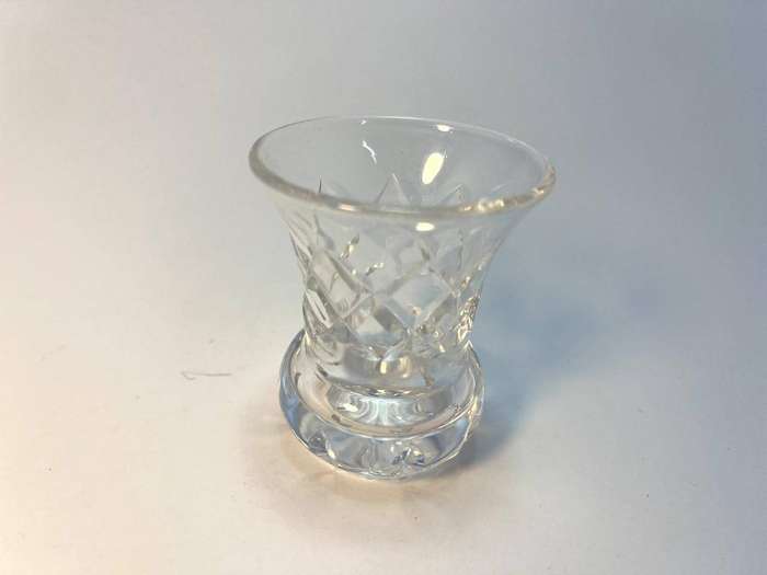 Vintage Stuart Turner Crystal Toothpick Holder