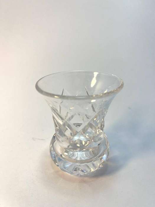 Vintage Stuart Turner Crystal Toothpick Holder
