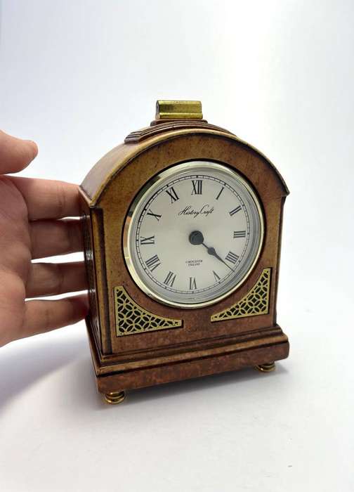 History Craft CERAMIC Mantle Clock  Classic Design  Perfect Working Condition