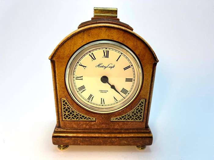 History Craft CERAMIC Mantle Clock  Classic Design  Perfect Working Condition