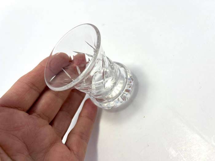 Vintage Stuart Turner Crystal Toothpick Holder