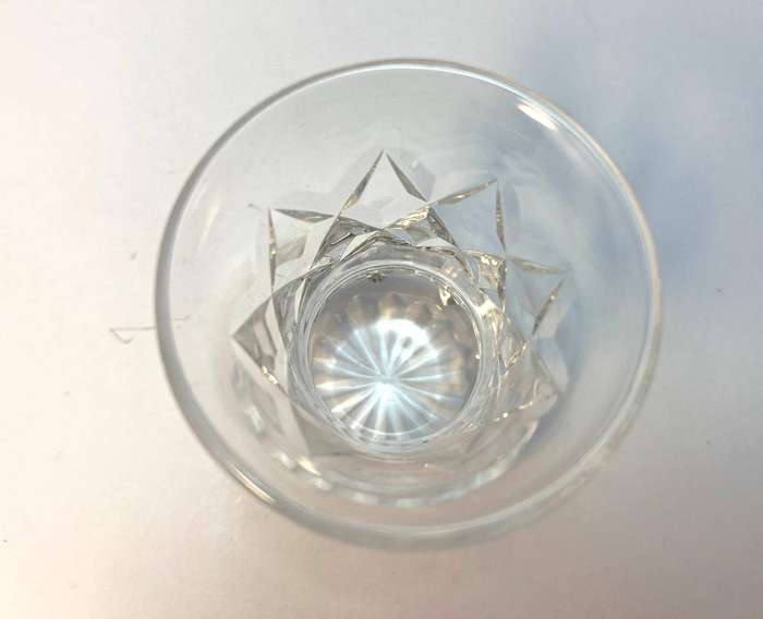 Vintage Stuart Turner Crystal Toothpick Holder