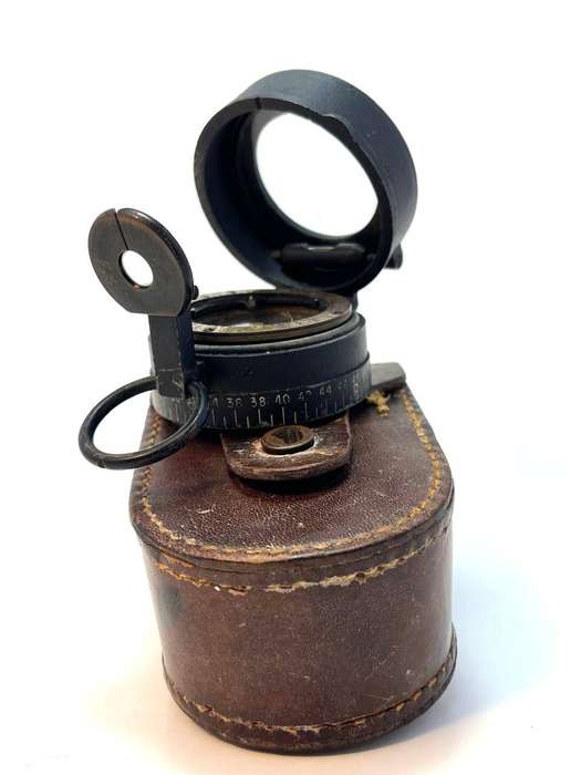 Vintage WWII Model 1938 Lensatic Compass with Leather Case (Rare find)