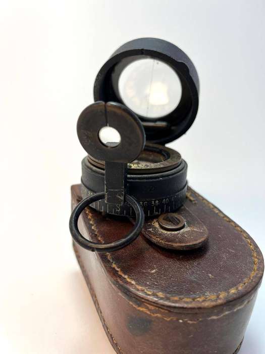 Vintage WWII Model 1938 Lensatic Compass with Leather Case (Rare find)