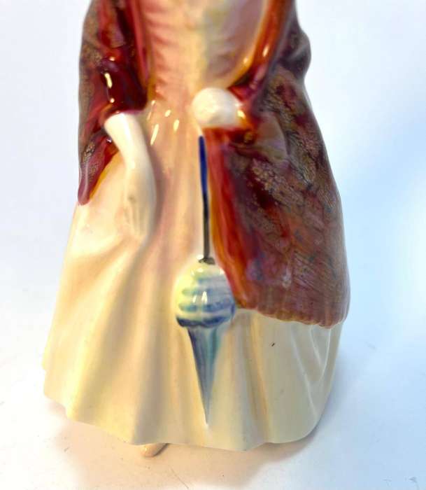 Vintage Royal Doulton Bone China Figurine  HN1988 Paisley Shawl