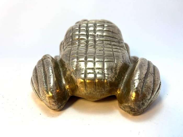 Vintage Heavy Frog / Toad Figurine  Garden, Planter, or Decor