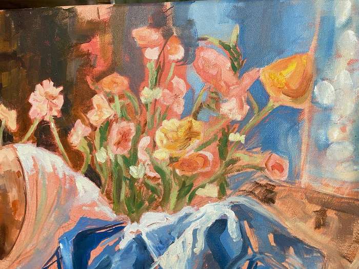 Serenity  Original A2 Oil on Canvas Painting
