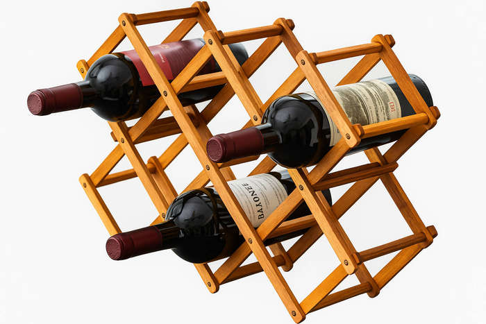 Bamboo Wine Rack 10 Bottles
