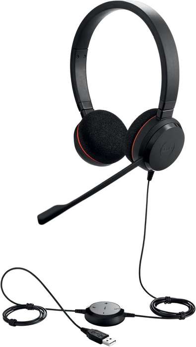 Jabra Evolve 20 Stereo Wired Headset