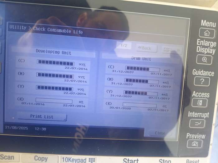 Konica Minolta bizhub c554e