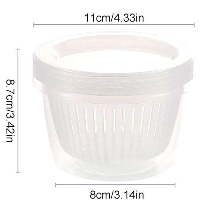 JUNIOR TRANDING / NEW 3 PCS MINI DRAIN CRISPER CONTIANER