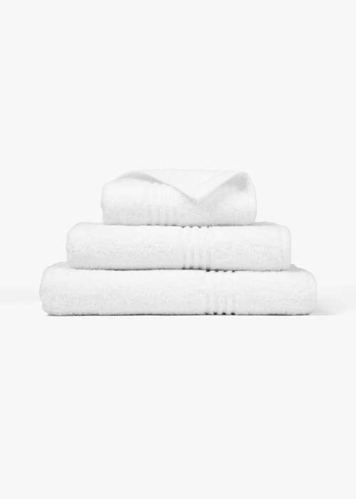 JUNIOR TRANDING / NEW GLODINA MARATHON COTTON WHITE TOWELS