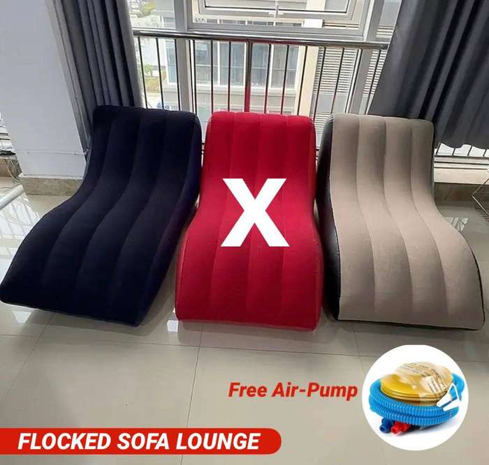 JUNIOR TRANDING /NEW FLOCKED SOFA LOUNGE INFLATABLE