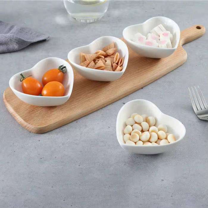 JUNIOR TRANDING /NEW MIN HEART SAUCE BOWLS