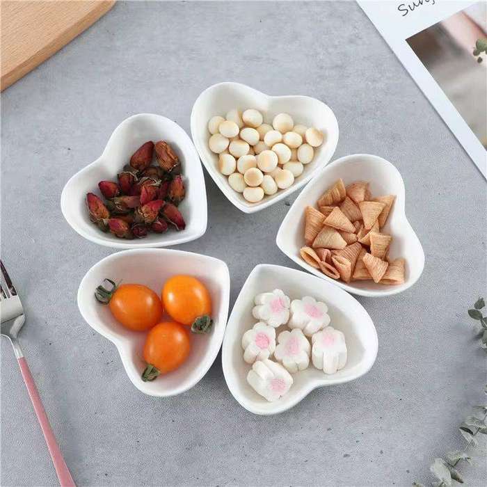 JUNIOR TRANDING /NEW MIN HEART SAUCE BOWLS