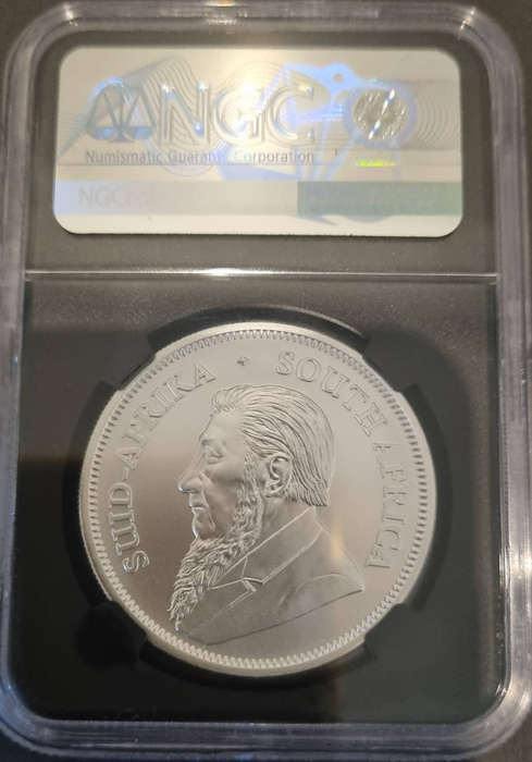 2018 South Africa Silver Krugerrand 1oz  NGC MS70 Early Releases
