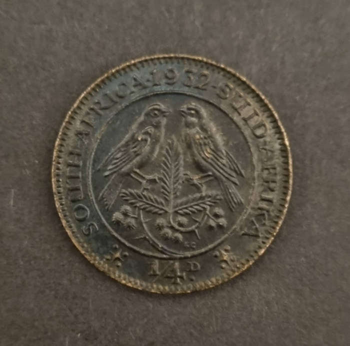 1932 South Africa 1/4 Penny