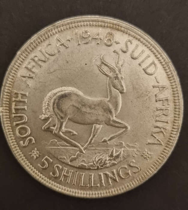 1968 5 shilling coin