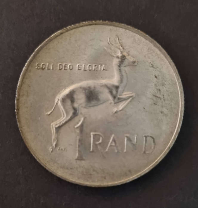 1967 Afrikaans - R1 coin