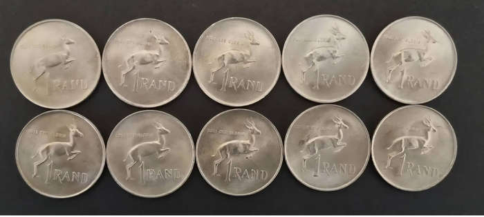 10 × 1966 - R1 Coins