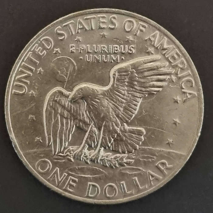 1972 Eisenhower Dollar  United States $1 Coin  Historic Collectible