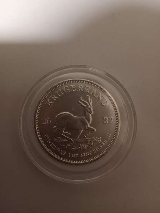1 OZ fine silver kruger rand