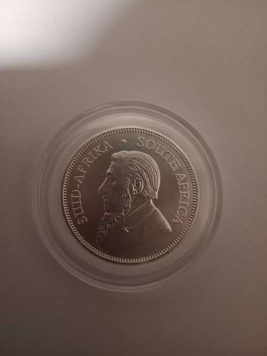 1 OZ fine silver kruger rand