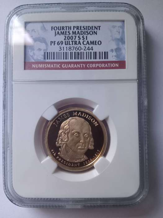 2007 One dollar James Madison