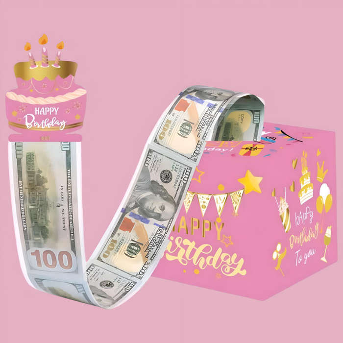 Happy Birthday Money Surprise Gift Box