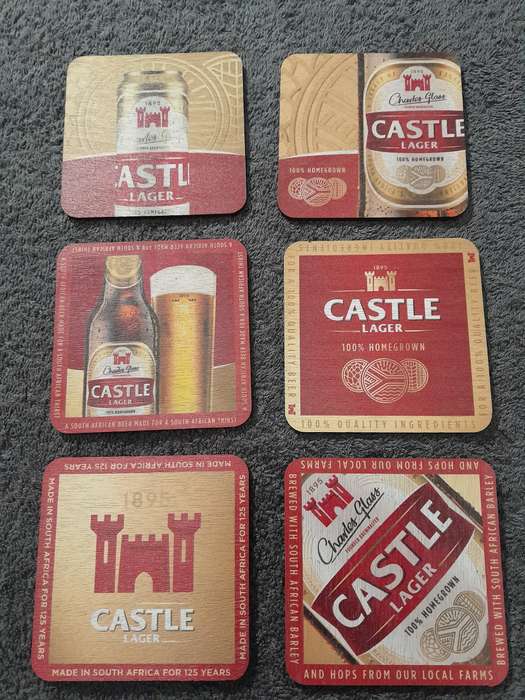 Coaster set - Branded - Castle Lager Beer
