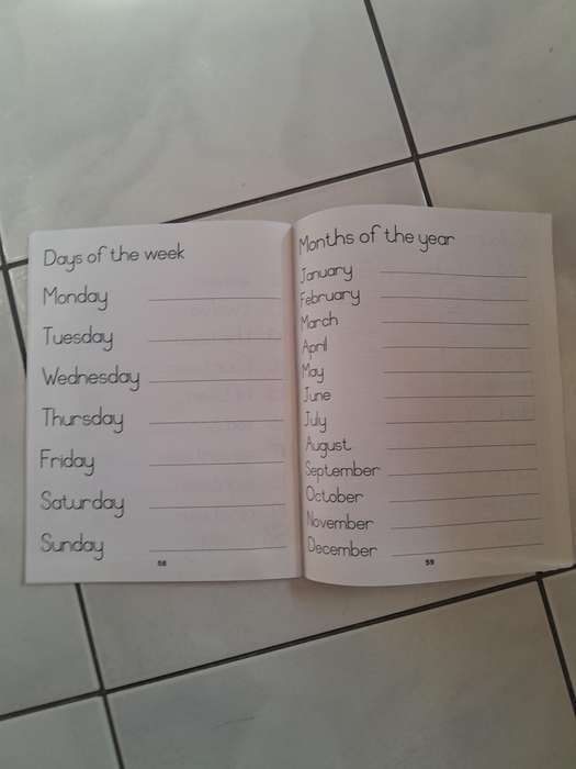 My alphabet and word book grade 1 to 3