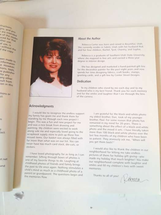 Scrapbooking for the first time - Rebecca Carter