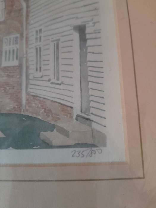Cambrooke Portraits of Brittain framed signed print - Pristine condition - 235/800