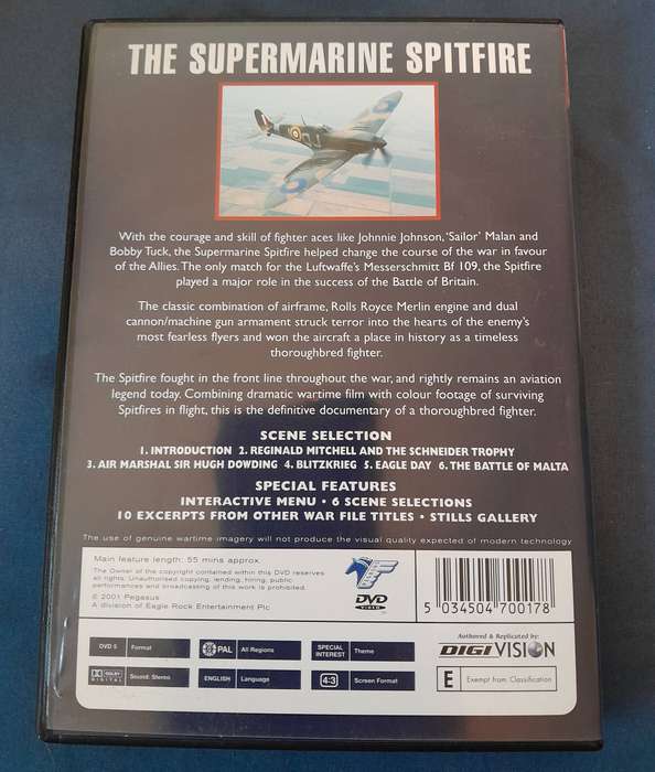 The Story of Spitfire DVD - Documentary