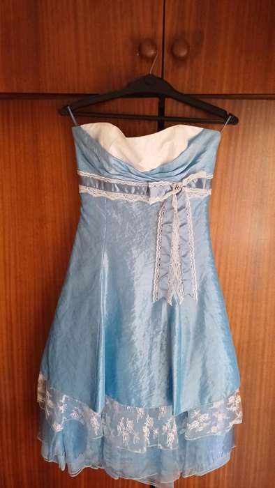 Cornflower Blue Matric farewell event cocktail dress size Medium