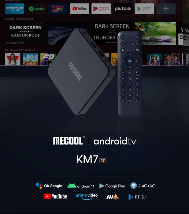 MECOOL KM7 SE Android TV Box  Ultimate 4K Streaming Experience!