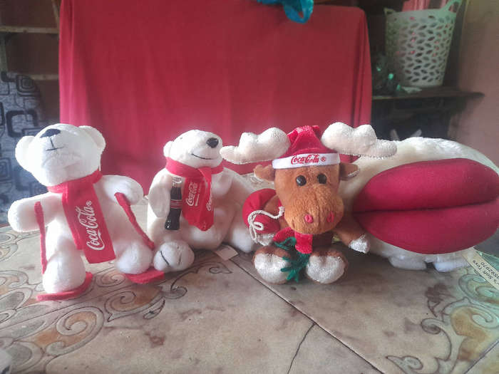 Coca-cola collectable plushiess