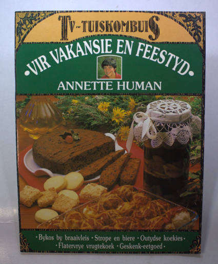 Five Assorted Cookbooks and Magazines Hard and Soft Cover Afrikaans Cookbooks