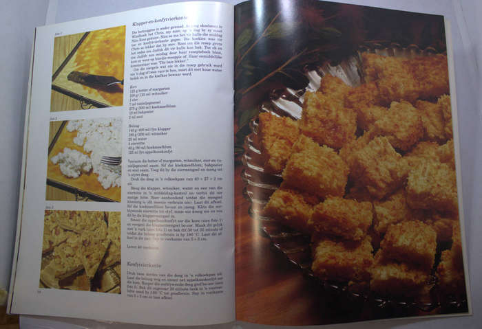 Five Assorted Cookbooks and Magazines Hard and Soft Cover Afrikaans Cookbooks