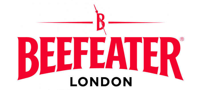Large Beefeater With Red Stem Cocktail Glass Balloon Style
