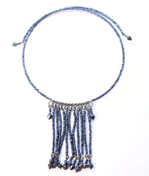 Beaded Ethnic Style Torque Necklace