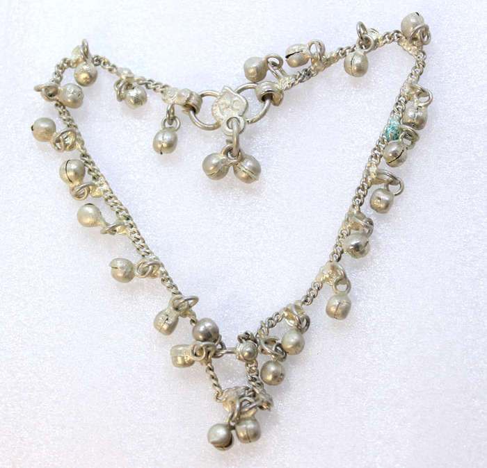 Vintage Style Ladies Bracelet With Small Round Ball Charms