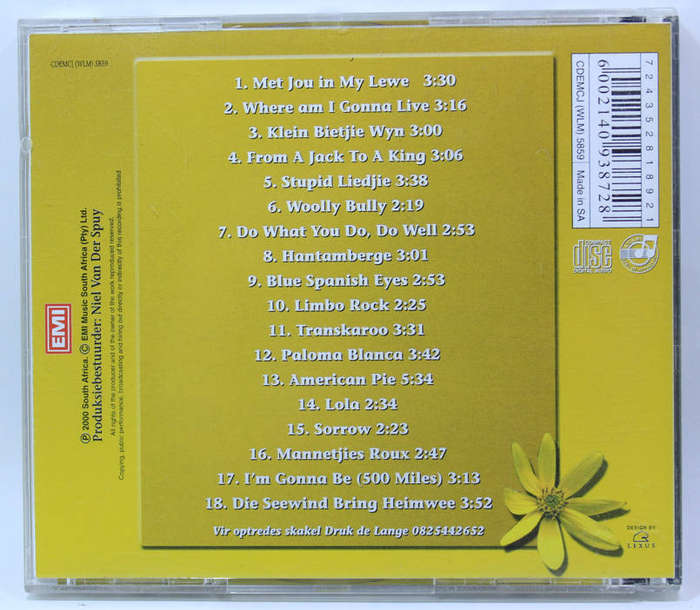 Lente Oes Boere Orkes Speel 18 Gewildste Danstreffers CD