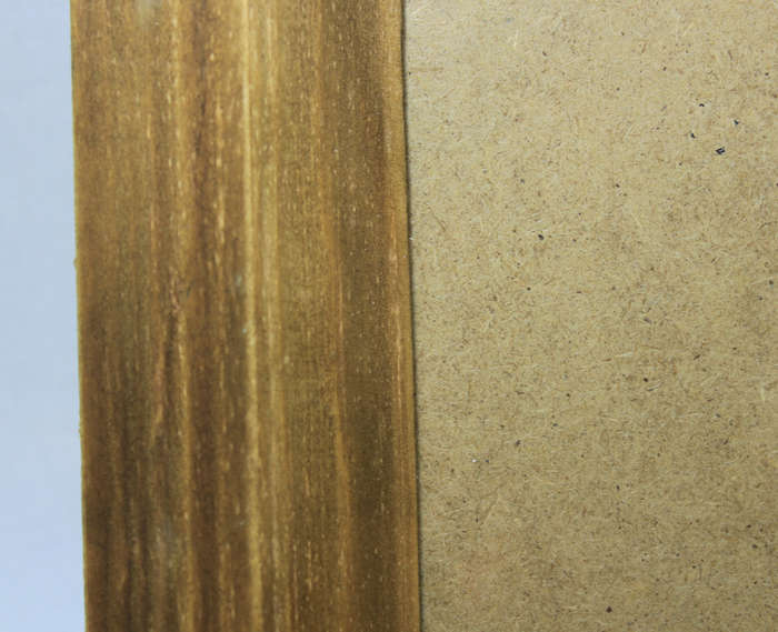 Natural Wood Coloured Photo Frame with Stand